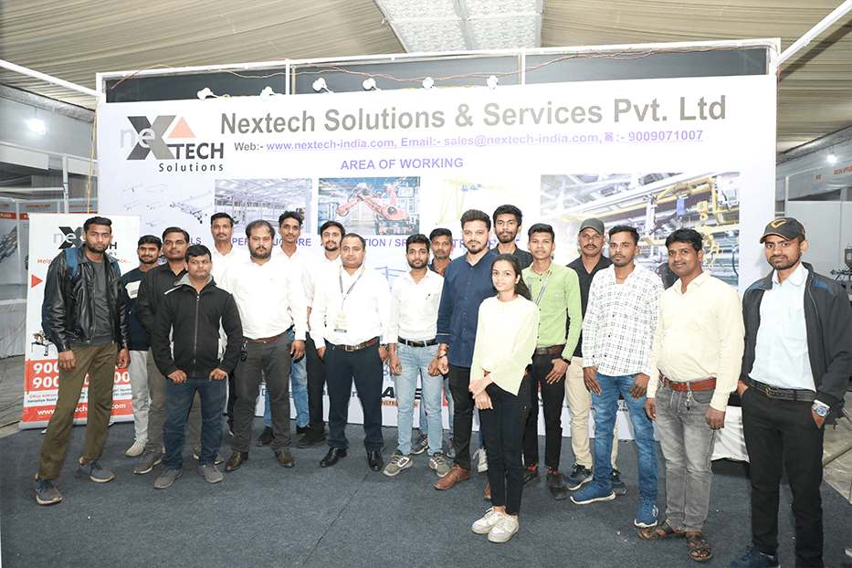 Nextech Solutions & Services Pvt. Ltd. Team at Industrial Expo